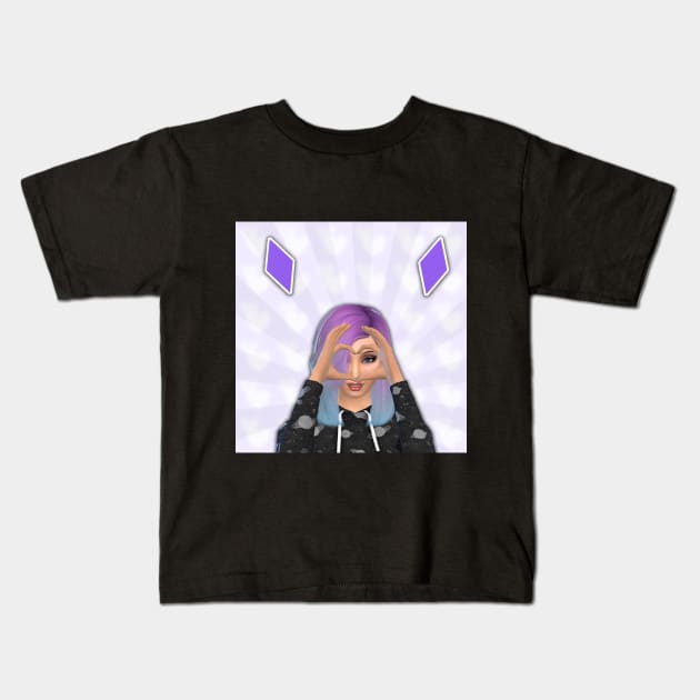 Be sure to show some love! Kids T-Shirt by LunaNite